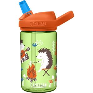 CamelBak Eddy+ Kids Bite Valve Straw Tritan Renew Water Bottle Bundled Bunnies, 14oz(Camping Hedgehogs)
