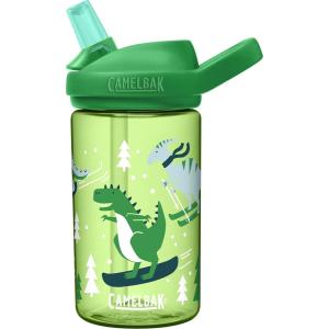 CamelBak Eddy+ Kids Bite Valve Straw Tritan Renew Water Bottle Bundled Bunnies, 14oz(Shredder Dinos)