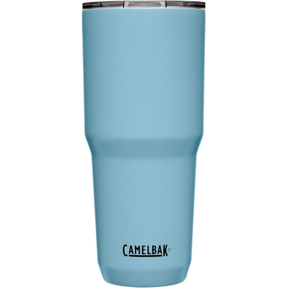 imageCamelBak Horizon 30oz Tumbler  Insulated Stainless Steel  TriMode Lid  WhiteDusk Blue