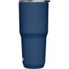 CamelBak Horizon 30oz Tumbler – Insulated Stainless Steel – Tri-Mode Lid – White(Navy)