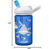 CamelBak eddy+ 14oz Kids Water Bottle with Tritan Renew – Straw Top, Leak-Proof When Closed(Friendly Sharks)