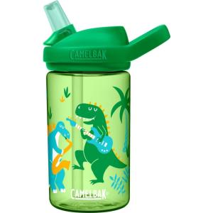 CamelBak eddy+ 14oz Kids Water Bottle with Tritan Renew – Straw Top, Leak-Proof When Closed(Dino Band)