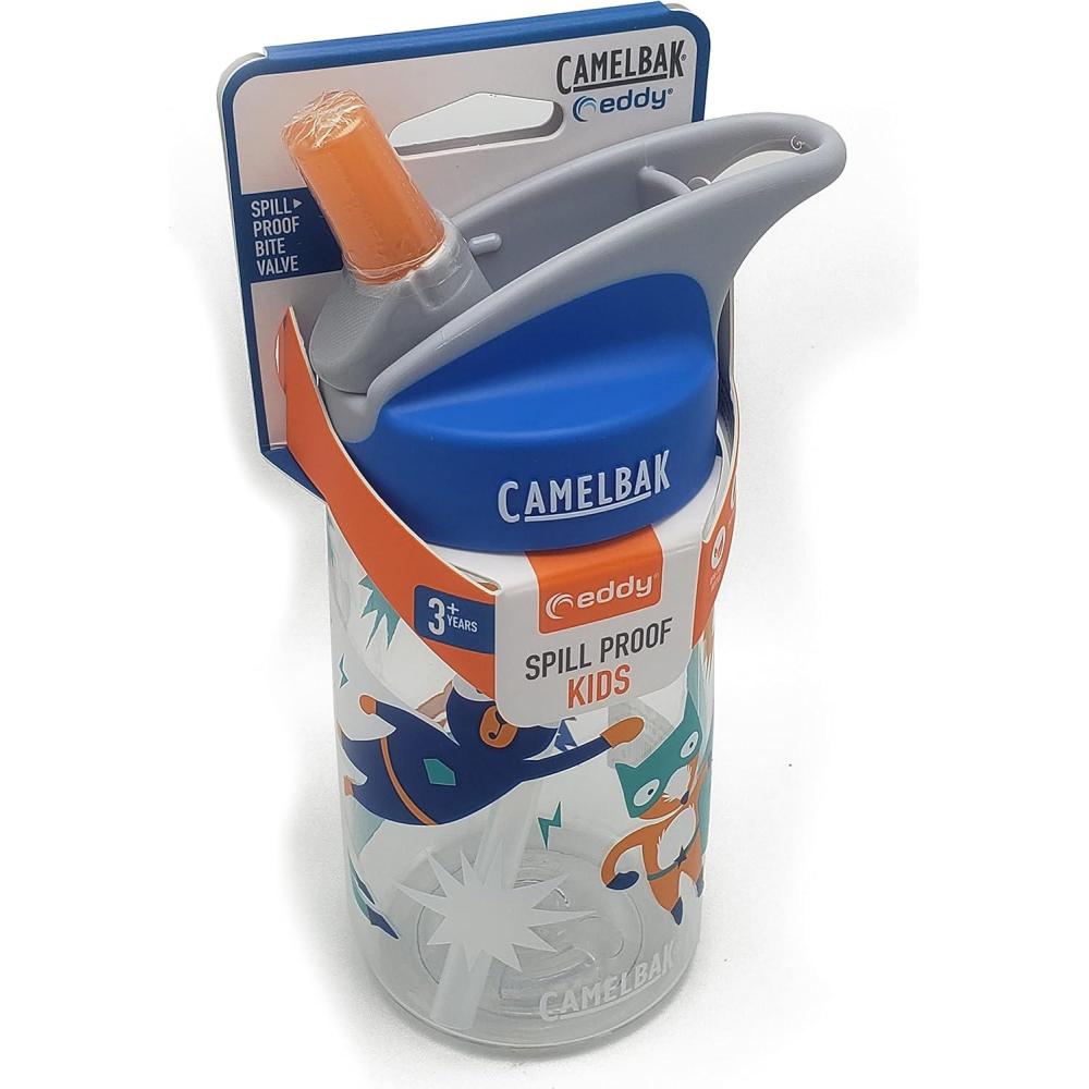 imageCamelBak Eddy 12oz Kids Water Bottle Superhero Animals