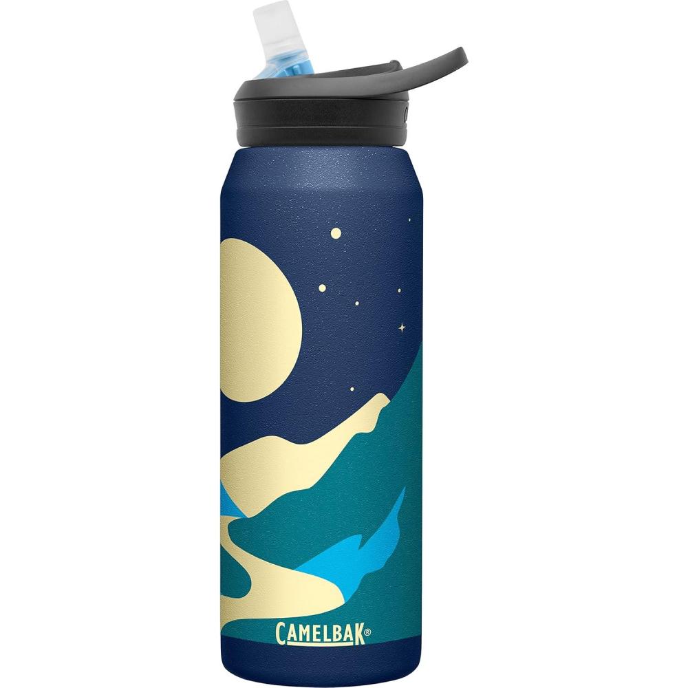 imageCamelBak Eddy Water Bottle with Straw 25 oz  Insulated Stainless SteelMajestic Mountain