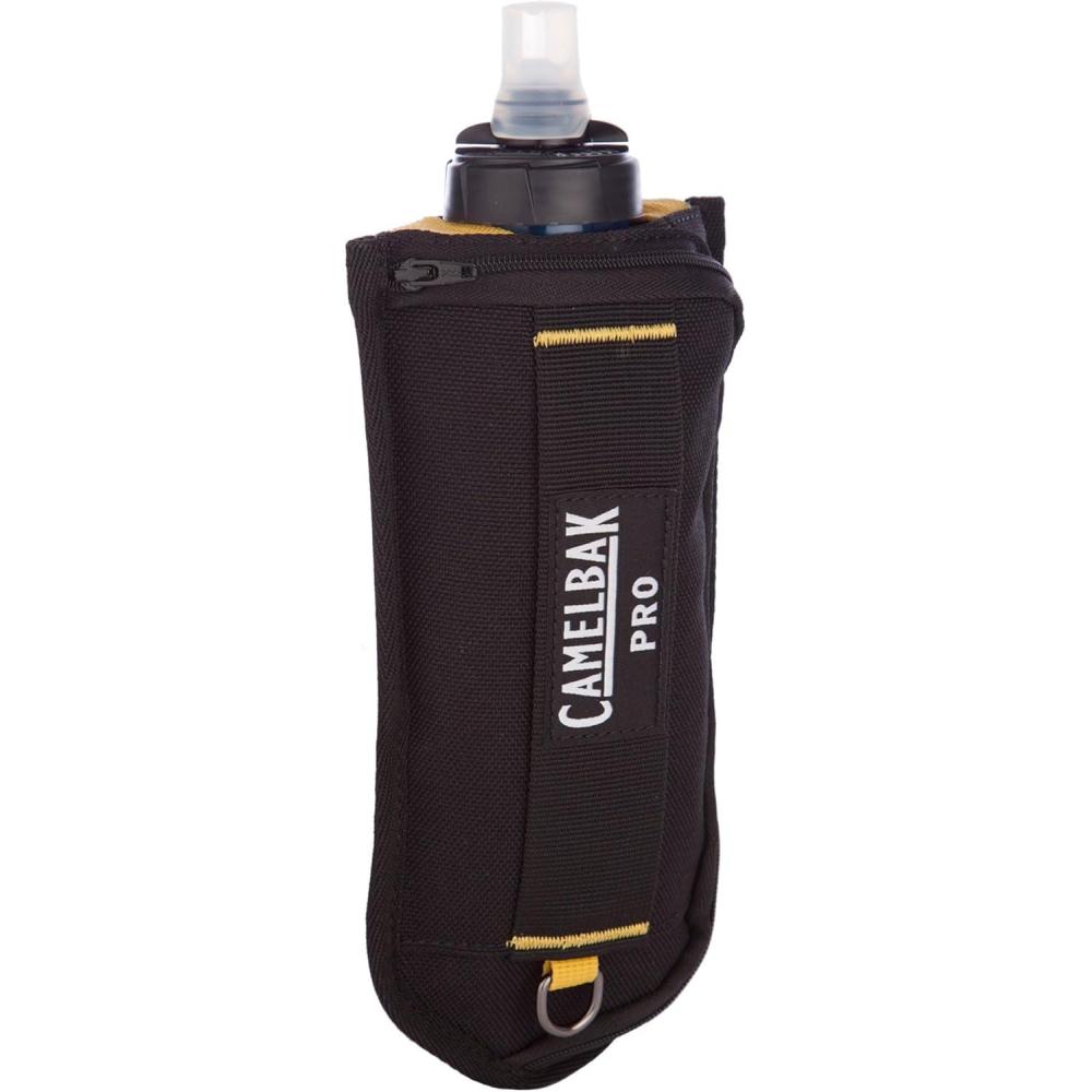 imageCamelBak Professional Insulated 21 OZ Bottle with Rugged Poly Canvas Holder Metal Belt Clip and Adjustable StrapsBlack Flask