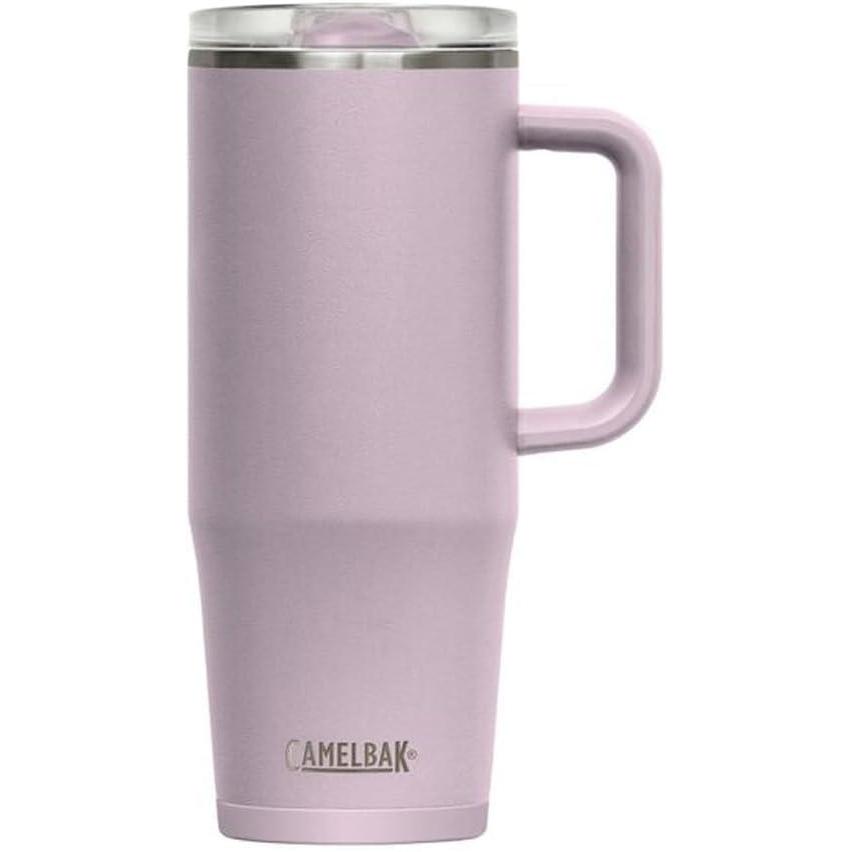 imageCamelBak Thrive LeakProof 32 oz Mug Insulated Stainless Steel  For travel coffee tea hot beverages  Spill Proof Cupholder Compatible Purple SkyPurple Sky