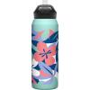 CamelBak Eddy+ Water Bottle with Straw 25 oz – Insulated Stainless Steel(Infinite Jungle)