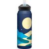 CamelBak Eddy+ Water Bottle with Straw 25 oz – Insulated Stainless Steel(Majestic Mountain)