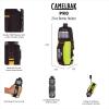 CamelBak Professional Insulated 21 OZ. Bottle with Rugged Poly Canvas Holder, Metal Belt Clip and Adjustable Straps(Black (Bottle))