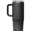 CamelBak Thrive Leak-Proof 32 oz Mug, Insulated Stainless Steel – For travel, coffee, tea, hot beverages – Spill Proof Cup-holder Compatible, Purple Sky(Black)