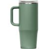 CamelBak Thrive Leak-Proof 32 oz Mug, Insulated Stainless Steel – For travel, coffee, tea, hot beverages – Spill Proof Cup-holder Compatible, Purple Sky(Moss)