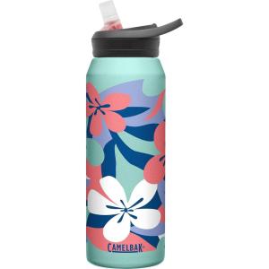 CamelBak Eddy+ Water Bottle with Straw 25 oz – Insulated Stainless Steel(Infinite Jungle)
