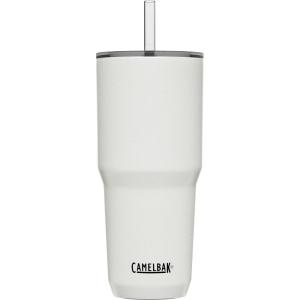 CamelBak Horizon 30 oz Straw Tumbler, Insulated Stainless Steel(White)