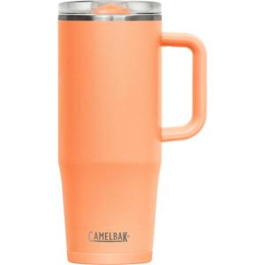 CamelBak Thrive Leak-Proof 32 oz Mug, Insulated Stainless Steel – For travel, coffee, tea, hot beverages – Spill Proof Cup-holder Compatible, Purple Sky(Desert Sunrise)