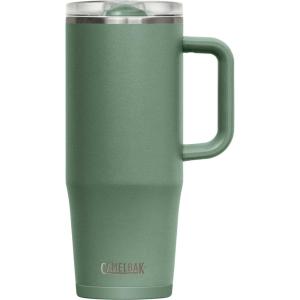 CamelBak Thrive Leak-Proof 32 oz Mug, Insulated Stainless Steel – For travel, coffee, tea, hot beverages – Spill Proof Cup-holder Compatible, Purple Sky(Moss)
