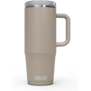 CamelBak Thrive Leak-Proof 32 oz Mug, Insulated Stainless Steel – For travel, coffee, tea, hot beverages – Spill Proof Cup-holder Compatible, Purple Sky(Stone)