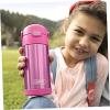 THERMOS FUNTAINER Water Bottle with Straw – 12 Ounce – Kids Stainless Steel Vacuum Insulated Water Bottle with Lid, Rainbows(Navy)