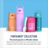 THERMOS FUNTAINER Water Bottle with Straw – 12 Ounce – Kids Stainless Steel Vacuum Insulated Water Bottle with Lid, Rainbows(Unicorn Blooms)