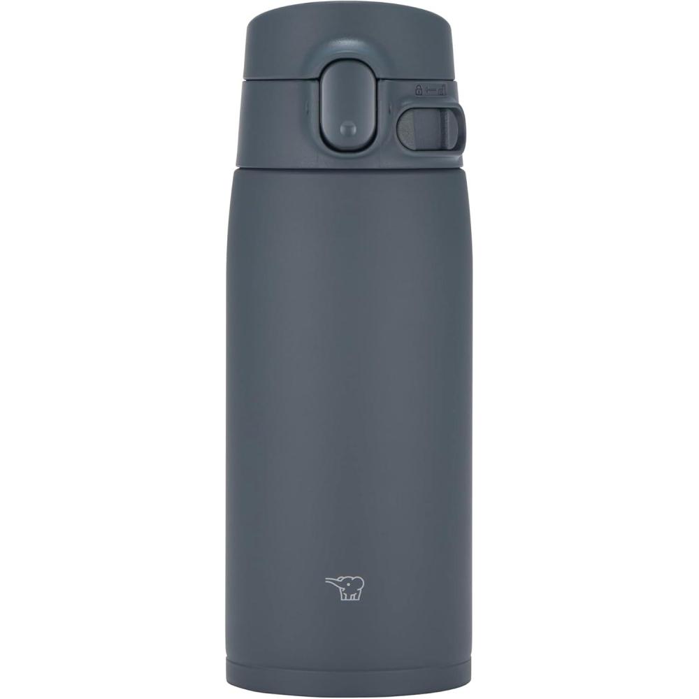 imageZojirushi SMVH72XZ GoCafe Insulated Stainless Steel Mug 24Ounce 72 liter PFASfree amp BPAfreeStone Gray