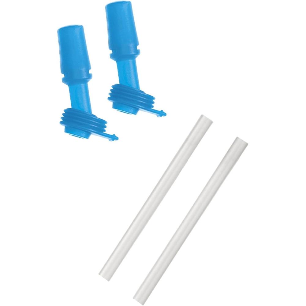 imageCamelBak Eddy Kids Bottle Accessory 2 Bite Valves2 Straws Ice Blue  Replacement Eddy Kids Bottles