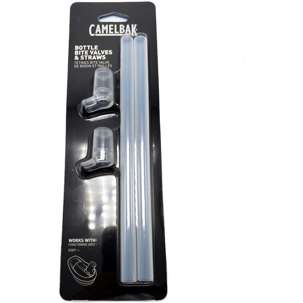 imageCamelBak Eddy and Groove Bottle Accessory 2 Bite Valves amp 2 Straws Fits Only eddy Cap