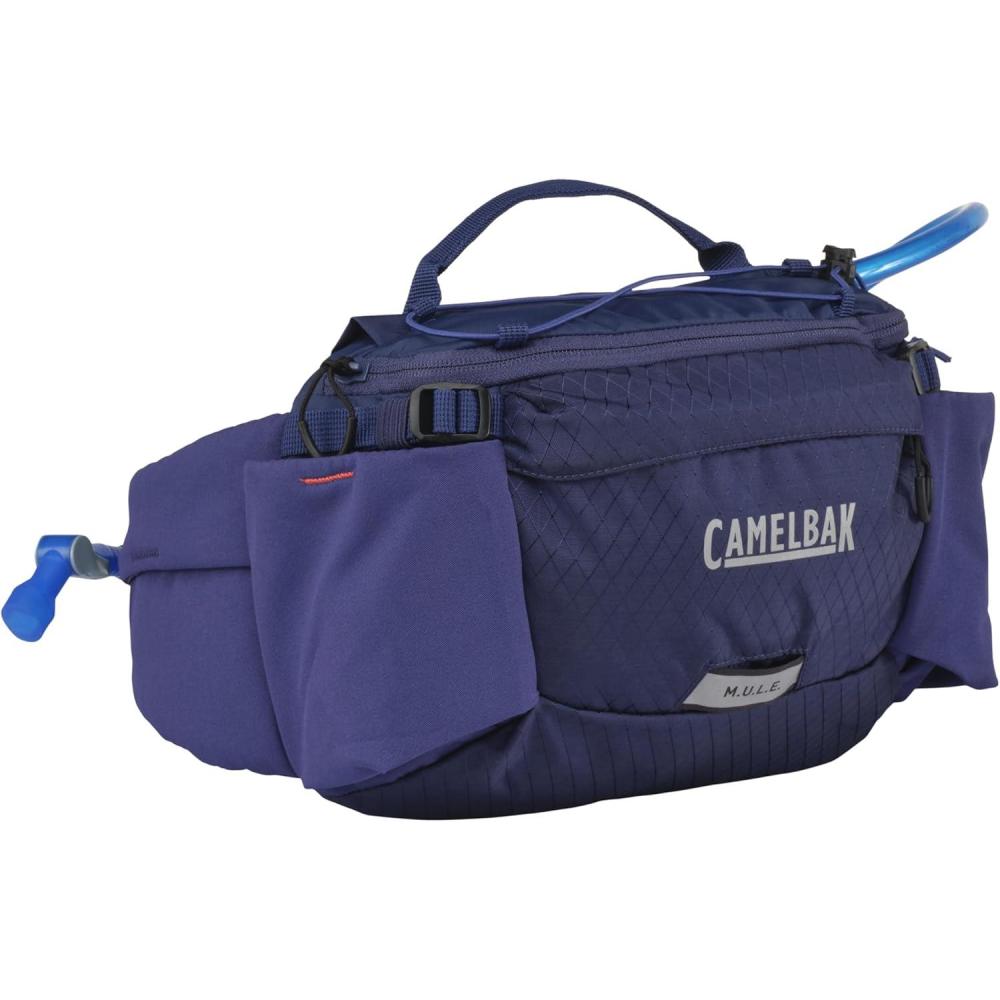 imageCamelBak MULE 5 Mountain Bike Gravel Waist Belt Hydration Pack 50ozDeep Sea