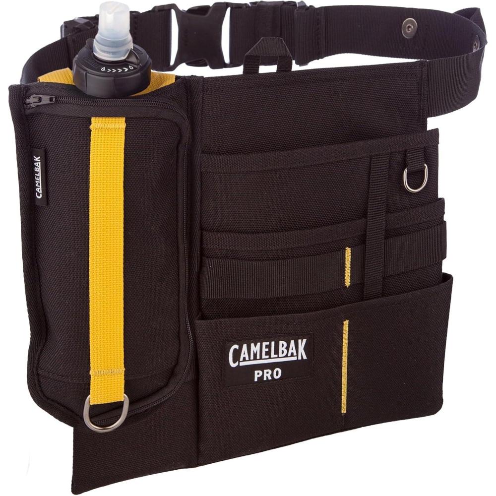 imageCamelBak Pro Hydration Waist Pack  17 oz Bottle  Work Industry  4Tool Pockets  Tool Belt  Rugged  Lightweight  Durable  BlackBlack