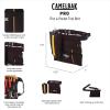 CamelBak Pro Hydration Waist Pack | 17 oz Bottle | Work Industry | 4-Tool Pockets | Tool Belt | Rugged | Lightweight | Durable | Black(Black)