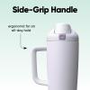 Owala FreeSip Tumbler – Stainless Steel – 30-oz. – Tan (Lightly Toasted)(Open Air)