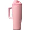 Owala FreeSip Tumbler – Stainless Steel – 30-oz. – Tan (Lightly Toasted)(Rose Quartz)