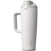 Owala FreeSip Tumbler – Stainless Steel – 30-oz. – Tan (Lightly Toasted)(Shy Marshmalllow)
