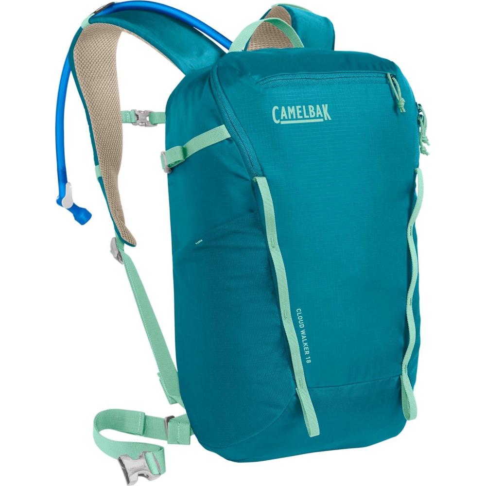 imageCamelBak Cloud Walker 18 Crux Reservoir 85oz Hiking Hydration BackpackTahitian Tide