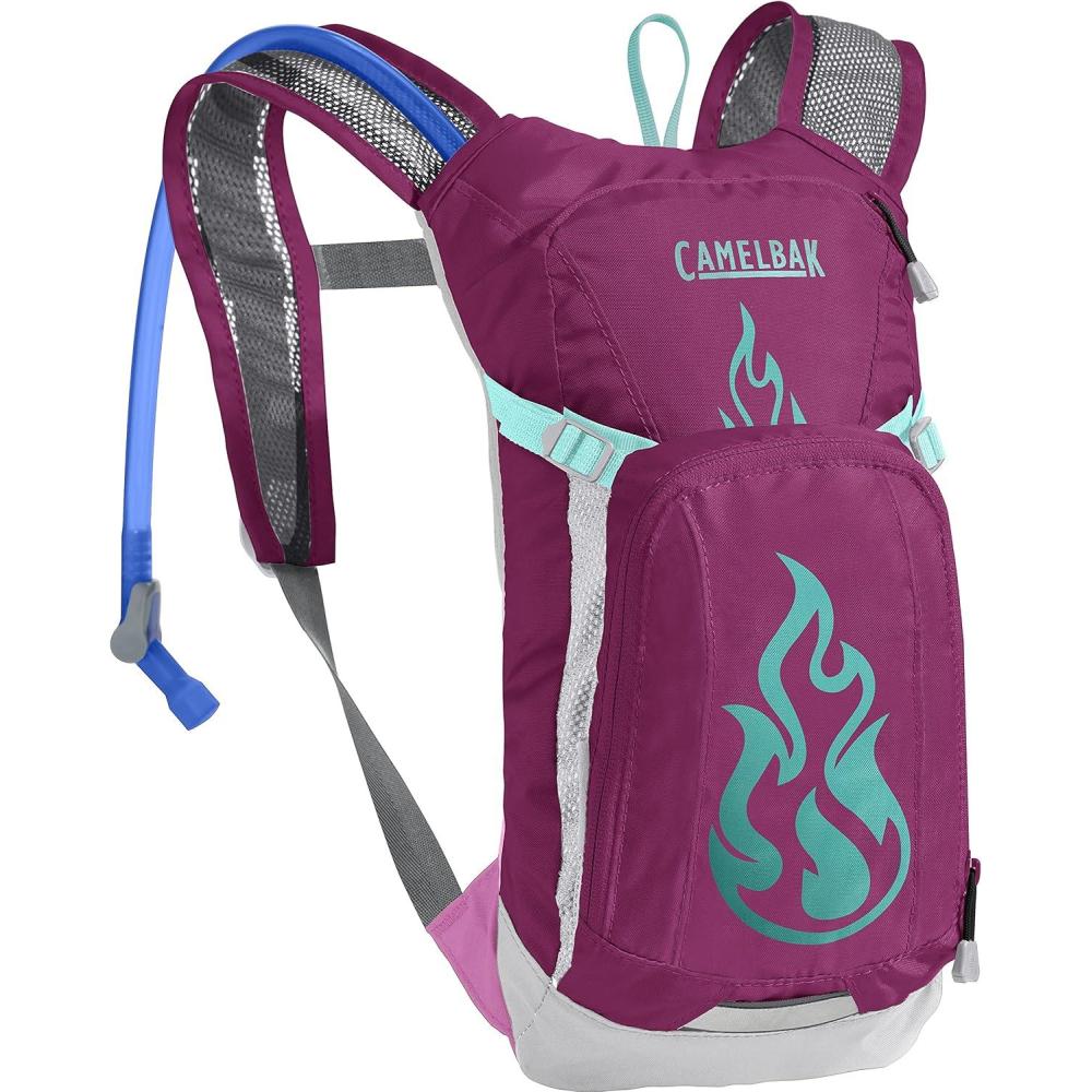 imageCamelBak Mini MULE Kids 50oz Hydration Reservoir Hike and Bike BackpackBaton Rouge Flames
