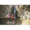 CamelBak Mini M.U.L.E. Kids 50oz Hydration Reservoir Hike and Bike Backpack(Black and Red/Flames)