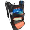 CamelBak Mini M.U.L.E. Kids 50oz Hydration Reservoir Hike and Bike Backpack(Black/Flames 2.0)