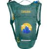 CamelBak Mini M.U.L.E. Kids 50oz Hydration Reservoir Hike and Bike Backpack(Green/Mountains)