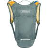 CamelBak Mini M.U.L.E. Kids 50oz Hydration Reservoir Hike and Bike Backpack(Stormy Sea/Mango)