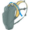 CamelBak Mini M.U.L.E. Kids 50oz Hydration Reservoir Hike and Bike Backpack(Stormy Sea/Mango 2.0)