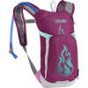 CamelBak Mini M.U.L.E. Kids 50oz Hydration Reservoir Hike and Bike Backpack(Baton Rouge/ Flames)