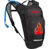 CamelBak Mini M.U.L.E. Kids 50oz Hydration Reservoir Hike and Bike Backpack(Black/Flames)