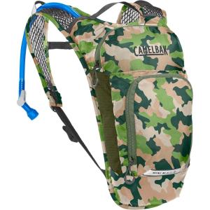 CamelBak Mini M.U.L.E. Kids 50oz Hydration Reservoir Hike and Bike Backpack(Camo)