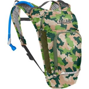 CamelBak Mini M.U.L.E. Kids 50oz Hydration Reservoir Hike and Bike Backpack(Camo 2.0)