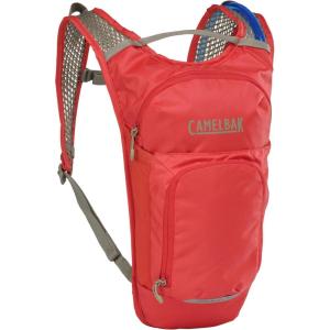 CamelBak Mini M.U.L.E. Kids 50oz Hydration Reservoir Hike and Bike Backpack(Scarlet)