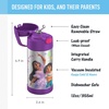 THERMOS FUNTAINER Water Bottle with Straw – 12 Ounce – Kids Stainless Steel Vacuum Insulated Water Bottle with Lid, Hot Wheels(Encanto)