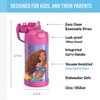 THERMOS FUNTAINER Water Bottle with Straw – 12 Ounce – Kids Stainless Steel Vacuum Insulated Water Bottle with Lid, Hot Wheels(Little Mermaid)