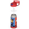THERMOS FUNTAINER Water Bottle with Straw – 12 Ounce – Kids Stainless Steel Vacuum Insulated Water Bottle with Lid, Hot Wheels(Paw Patrol Boy)