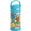 THERMOS FUNTAINER Water Bottle with Straw – 12 Ounce – Kids Stainless Steel Vacuum Insulated Water Bottle with Lid, Hot Wheels(Scooby-Doo)