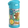 THERMOS FUNTAINER Water Bottle with Straw – 12 Ounce – Kids Stainless Steel Vacuum Insulated Water Bottle with Lid, Hot Wheels(Scooby-Doo)