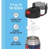 THERMOS FUNTAINER Water Bottle with Straw – 12 Ounce – Kids Stainless Steel Vacuum Insulated Water Bottle with Lid, Hot Wheels(Spider-Man)