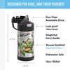 THERMOS FUNTAINER Water Bottle with Straw – 12 Ounce – Kids Stainless Steel Vacuum Insulated Water Bottle with Lid, Hot Wheels(Teenage Mutant Ninja Turtles)